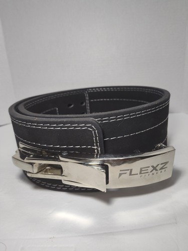 Flexz Fitness Lever Weight Lifting Belt - Size XL - 10mm Black - NEW Without Box