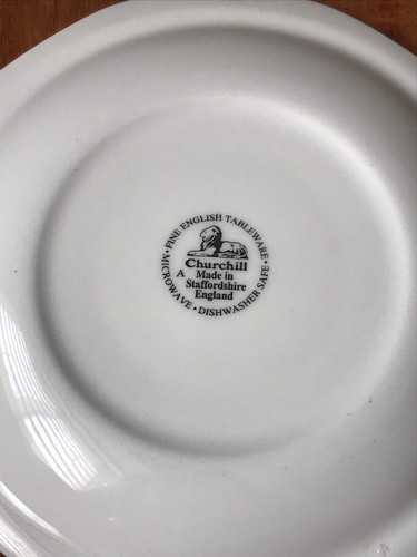 Churchill China Orchard Fruit Tea Cup & Saucer Staffordshire England Vintage - Picture 4 of 8