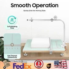 72W Hot Wire Foam Cutter Working Table Tool Sponge Styrofoam Cutting Machine New