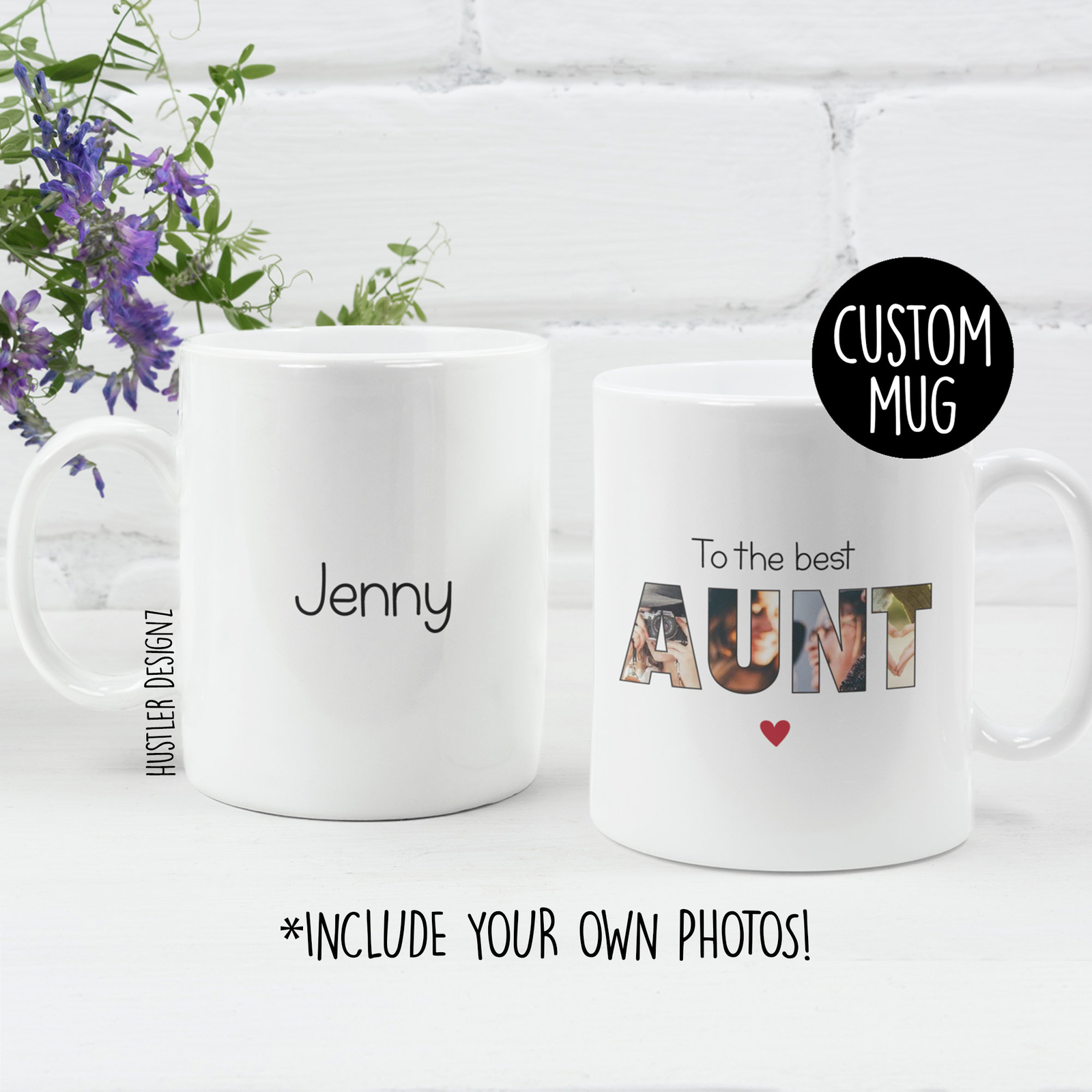 Best Aunt Mug Auntie Gift Personalized Mug Photo Gift Aunt Mug Aunt Gift