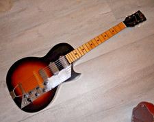 1962 Kay Value Leader Guitar 3 Pickup K1963 All Original And Clean Sunburst