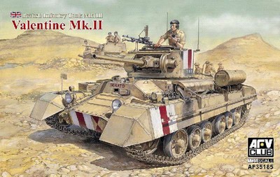 British Mk Iii Valentine Mk Ii Infantry Tank 1/35 Afv Club (4716965351854)