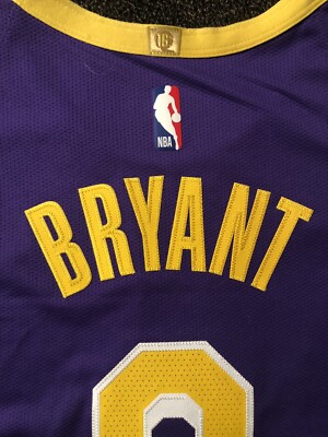 Kobe Bryant Purple #8 Lakers Nike Authentic Jersey Sz 56 Length +2