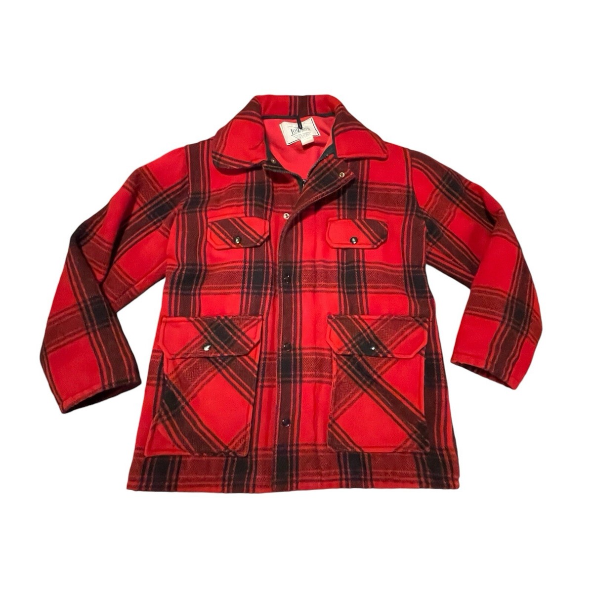 Johnson Woolen Mills Best Wool Outdoor Clothing VTG 40s Johnson