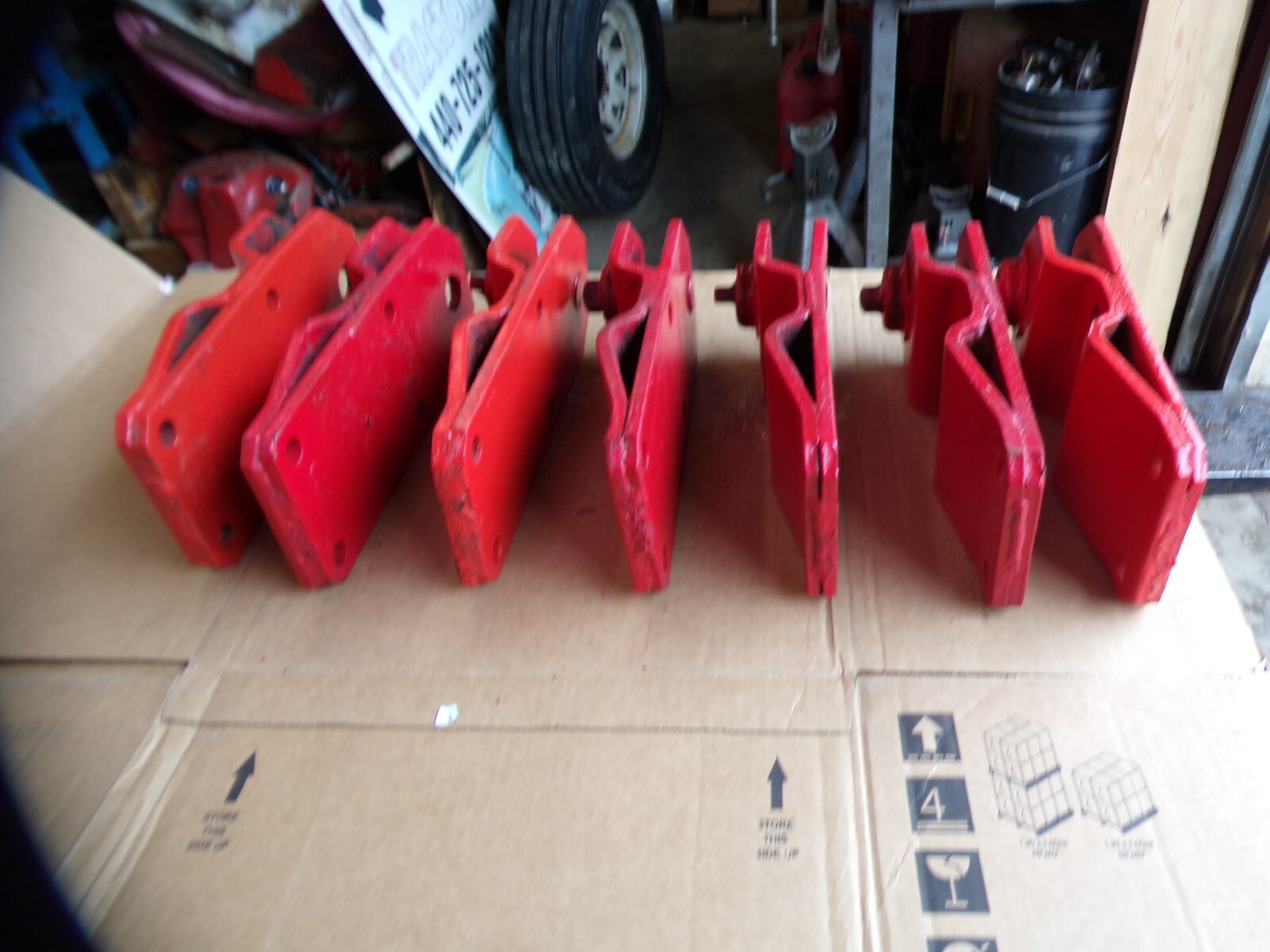 Ford 8N Tractor drawbar draw bar anchor brace bracket for hitch eBay