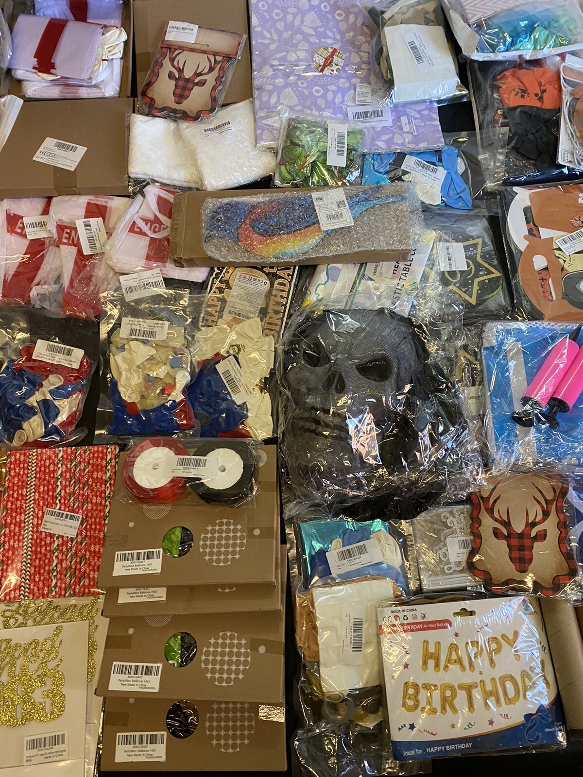 Party Supplies Wholesale Job Lot Bundle Bulk Sale Clearance Stock