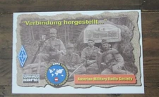 Austrian Military Radio Society Austria QSL Radio Card Postcard