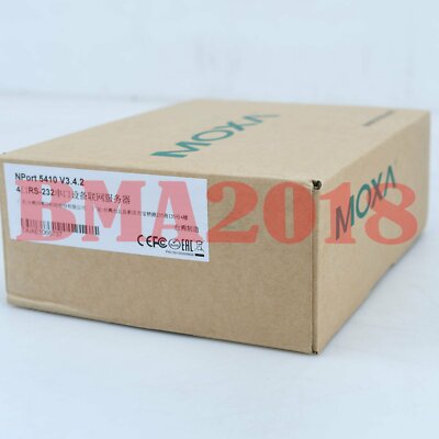 New MOXA NPort 5410 4-port serial device server RS-232   Free Shipping