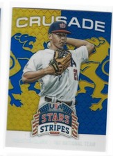 TRENTON CLARK 2015 STARS & STRIPES USA CRUSADE BLUE PADRES