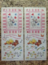 Suzy's Zoo - 2 Scrapbook Border Stickers: Our little sweetie, princess sleeping 