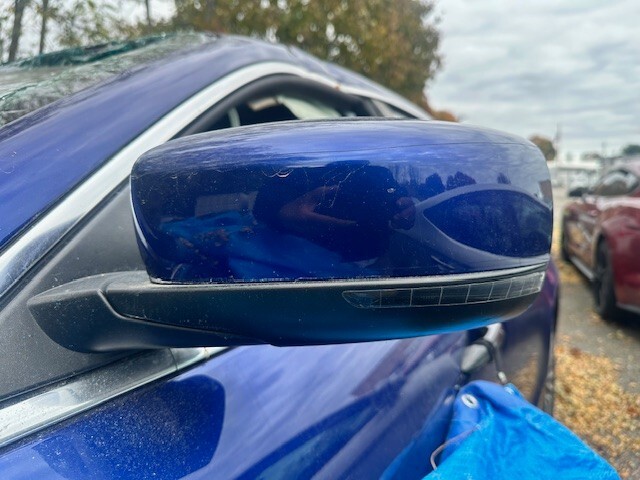 15 2015 MASERATI GHIBLI OEM EXTERIOR SIDE VIEW MIRROR WHITE DRIVER LEFT