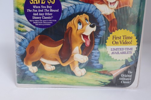 The Fox and the Hound (VHS, 1994) Black Diamond Brand New SEALED - Picture 3 of 7