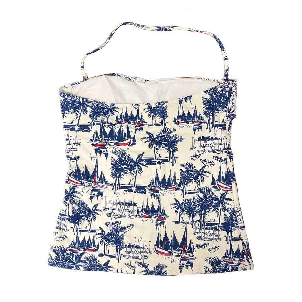 女式沐浴套装 Sperry Topsider Tankini 中号航海 2 件比基尼 — 第 3/4 张图片