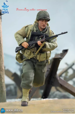 Did 1/12xa80012 Wwii Us 2nd Ranger Battalion Series 4 Private 