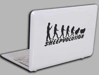 Sheepvolution Aufkleber Sticker Sheep Evolution Don't Become a Sheet lustig Vinyl