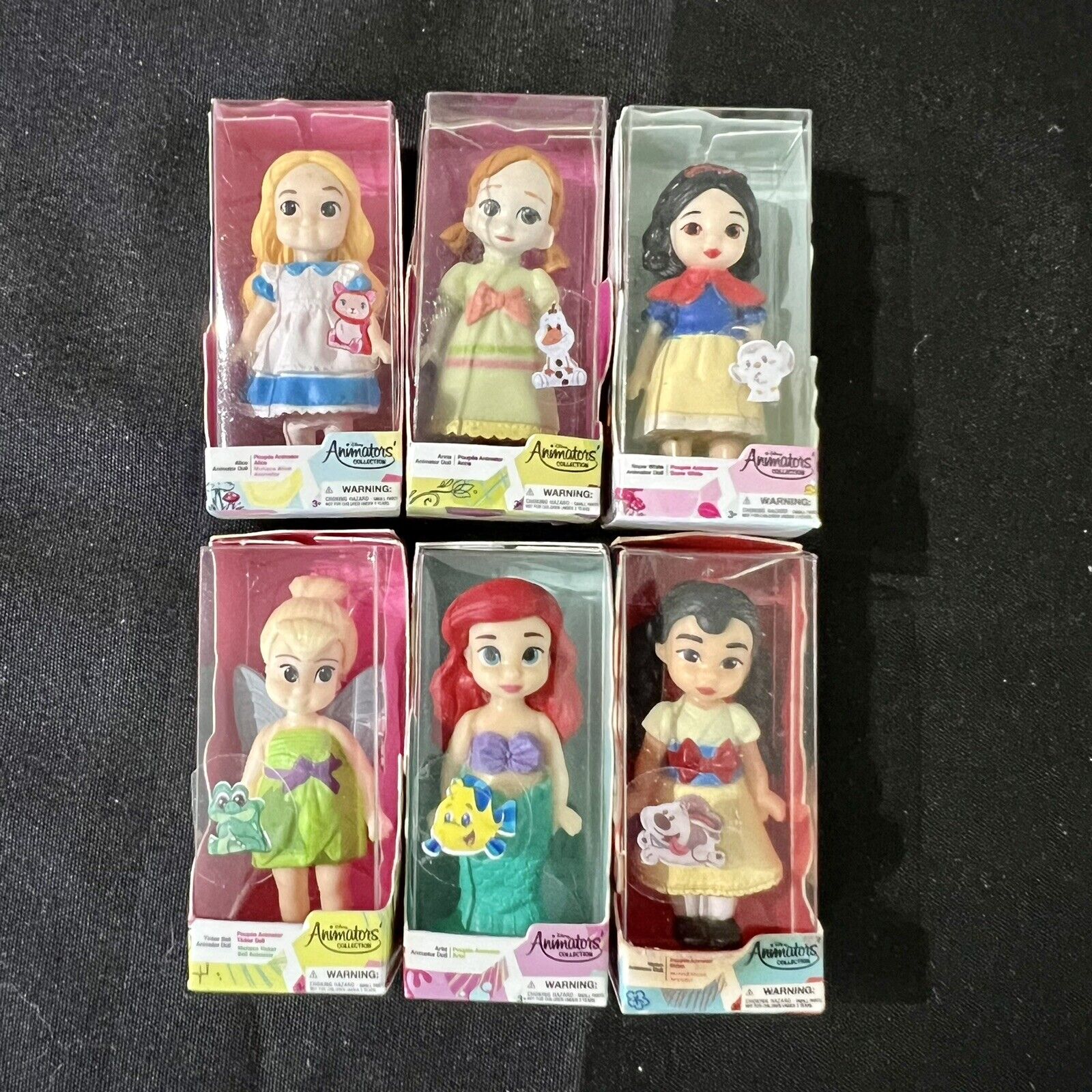 Zuru Disney Mini Brands Toy Series 1 2 - Princess Lot Of 5 Snow Tink Mermaid