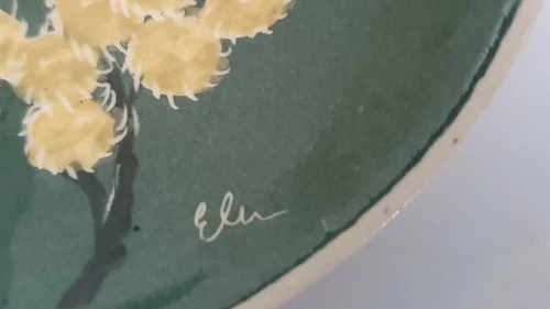 Vintage Australian Pottery Elke Wattle Dish - Picture 2 of 3