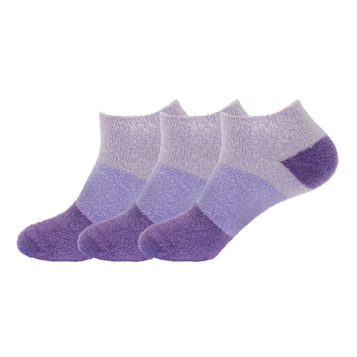 Kinelon Aloe Infused Warm Comfy Fuzzy Home Ankle Socks, 3 pares Pack - Imagen 16 de 22