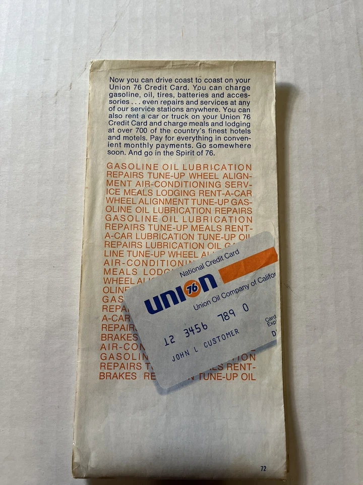 VTG 1972 Minnesota Highway Road Map Union 76 Historic Picturesque McNally - Image 3 of 4