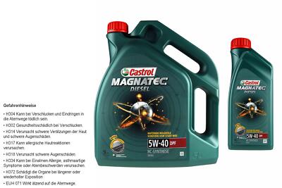 6 Liter Original Castrol Motoröl Magnatec Diesel 5W-40 DPF  Motorenöl Engine Oil