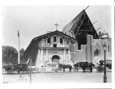 Mission Francis De Asis Dolores After The Earthquake Showing A Fu - Old Photo
