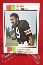 Essex Johnson TOPPS Football Card 1973 #513 NFL EX-NM