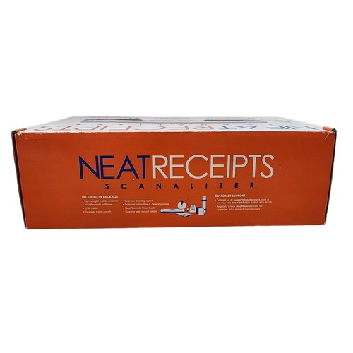 Neat Receipts Scanalizer Handheld Scanner Scans Reads Sorts Generates Reports - Picture 14 of 15