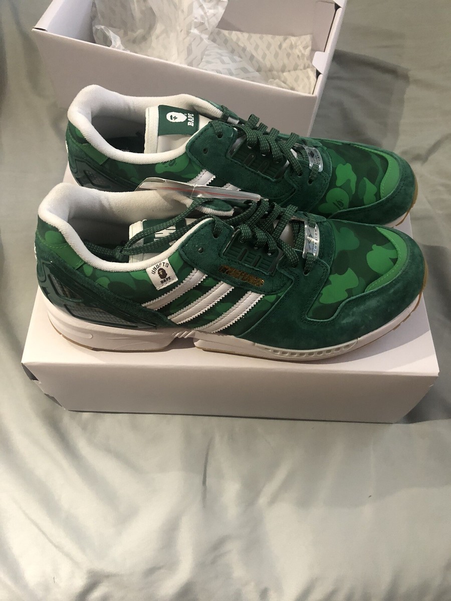 Adidas ZX 8000 x BAPE x Undefeated Green Camo FY8851 Size 11.5 | eBay