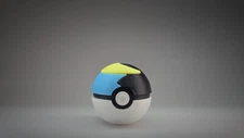 Moon Ball (Glow In Dark) | Classic 3D Printed Pokéball | Generation II
