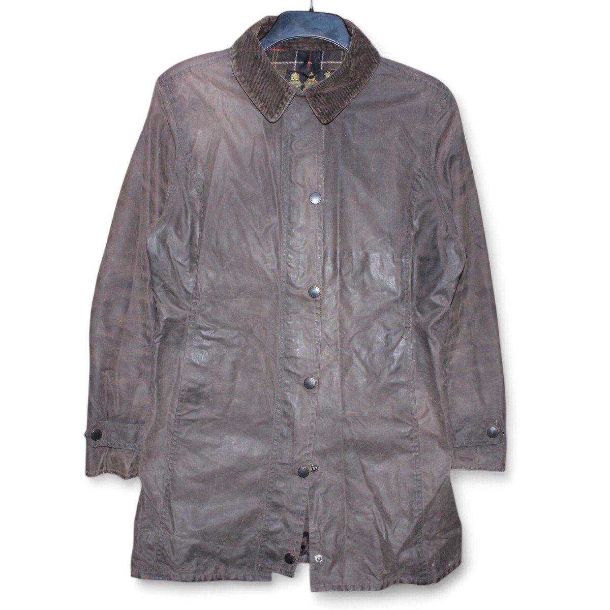 Barbour Newmarket Wax Jacket Womens Waterproof Brown Country Coat 
