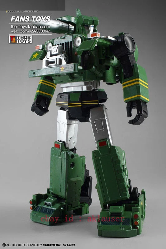 Perfect Fans toys Ft-15 Willis Masterpiece Hound G1 Jeep Action Figure Toy Stock - Image 2 of 4