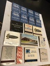 Lot 18 Vintage Youngstown Ohio Matchbook City Loan Don Hanni  Fabrizio Funeral