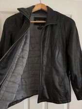 Vintage Wilsons Leather Black Jacket Thinsula...