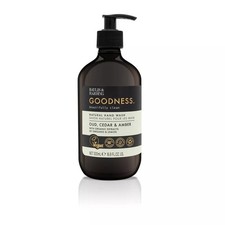 Liquid Hand Soap with Dispenser, Oud Cedar & Amber, 16.9oz/500ml 0.81 per fl oz