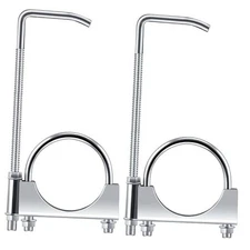 Pcs Universal Exhaust Clamp with Hanger, Made of Heavy-Duty Clamp 2.25 Inch 2