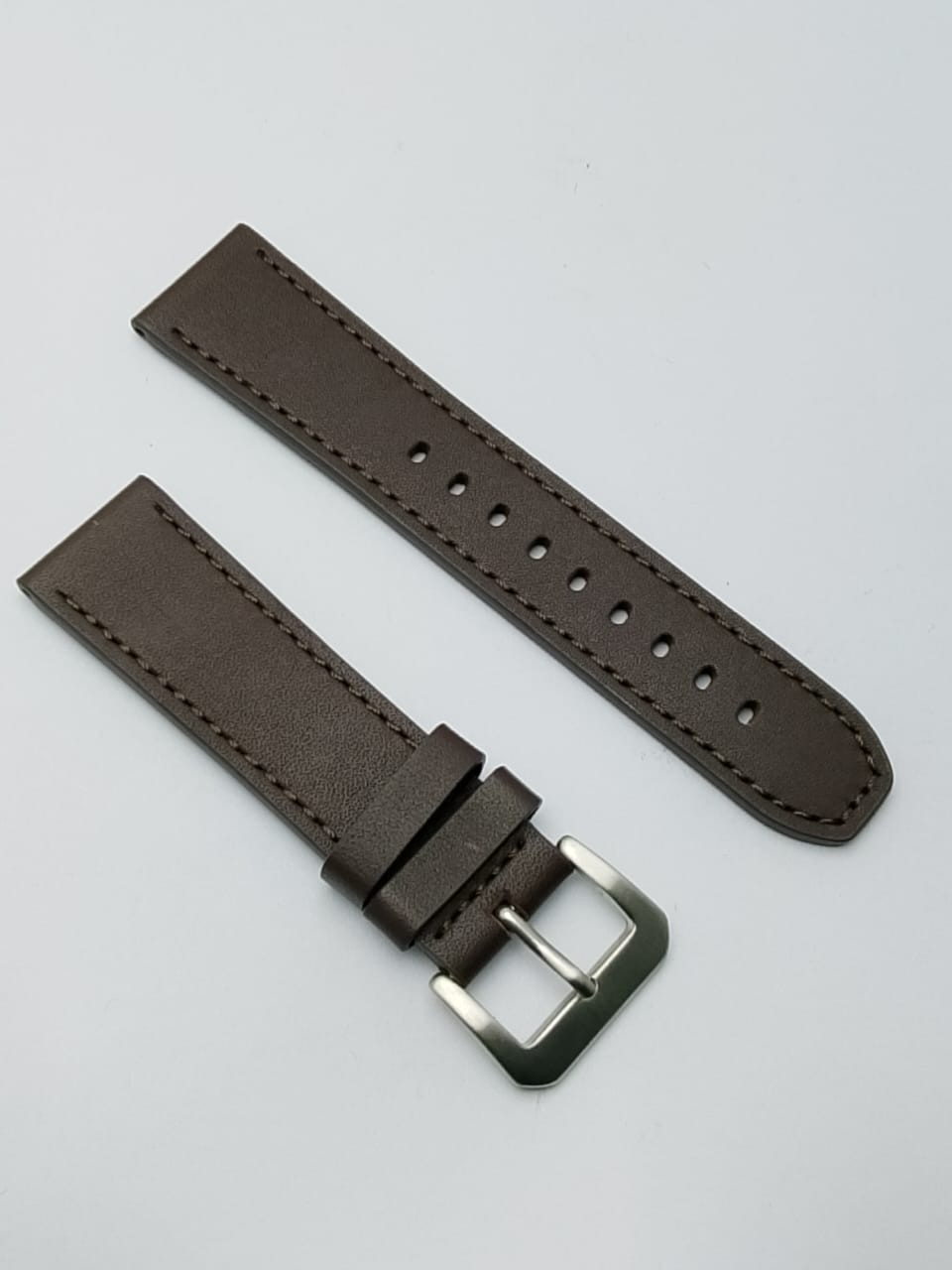 Movado Leather Strap Bold Dark Band Brown Watch 22 Genuine mm - vintagewatches.pk