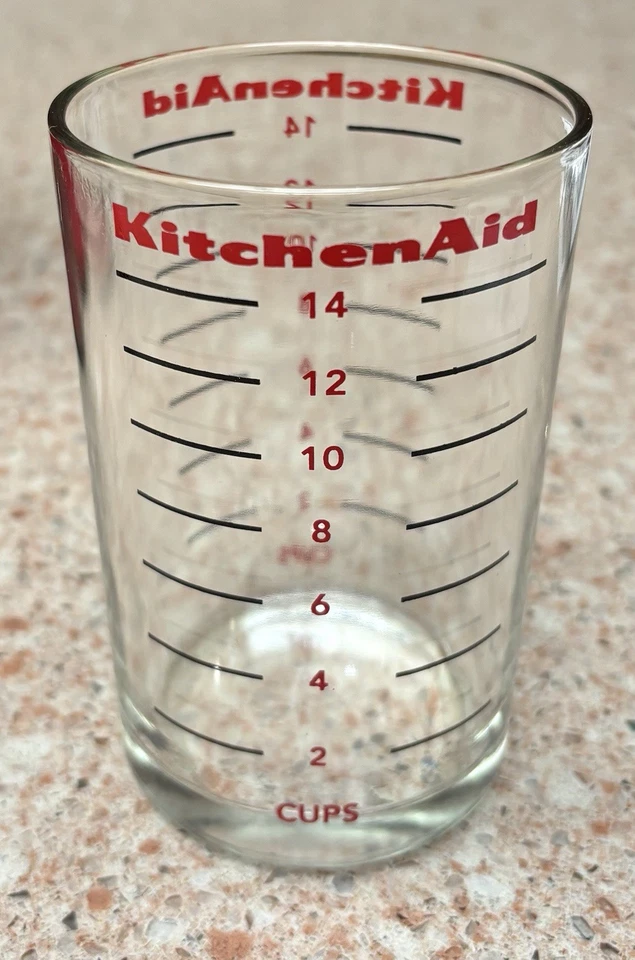 Винтажная красная кофемолка KitchenAid A-9, мерный стакан, инструкции - Изображение 3 из 4