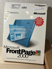Microsoft FrontPage 2000 For Windows Web Site Software Open Box Brand New Inside