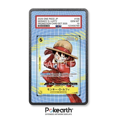 Monkey D. Ruffy P-106 - Extended Artwork Case für Graded Cards