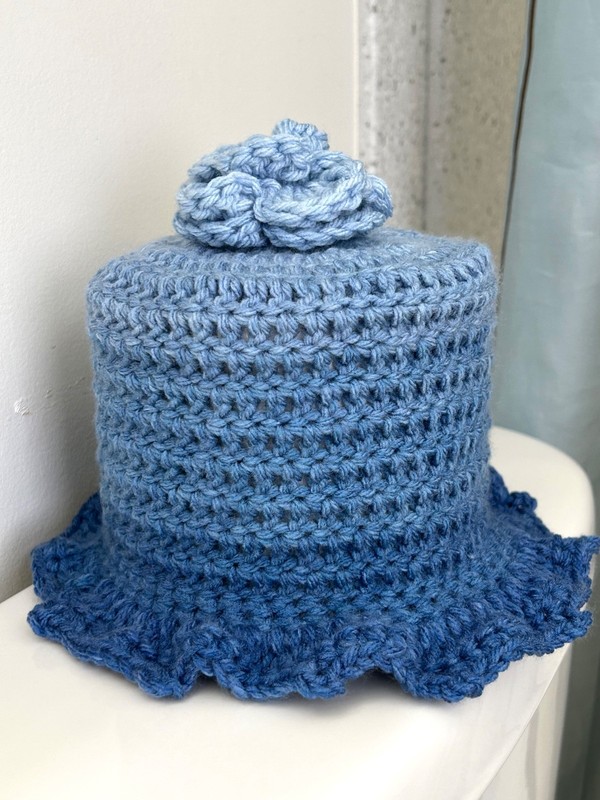 Toilet Paper Cover-True Blue Ombré
