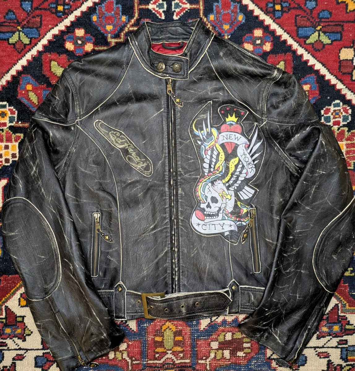 Preços baixos em Ed Hardy Jaqueta de Couro | eBay