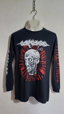 Carcass head one long sleeve shirt death metal napalm pungent stench repulsion