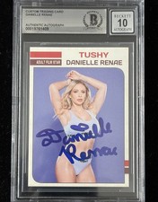 Danielle Renae Signed Custom Trading Card BAS Beckett COA Autograph Grade 10