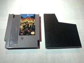 Rampart NES, Authentic Cart, Sleeve, Cleaned, Working