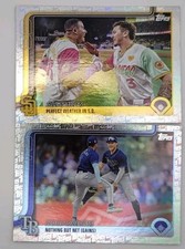 2025 Topps Series 1 Topps Foil Parallel 2 Card Lot Team Cards Of SD Padres & TB