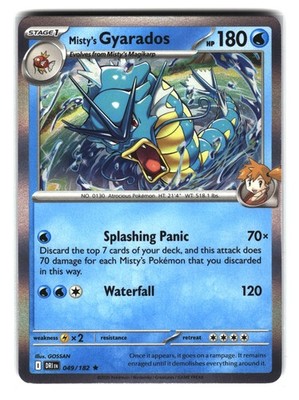 Misty's Gyarados 049/182 Holo Pokemon Card NM | eBay