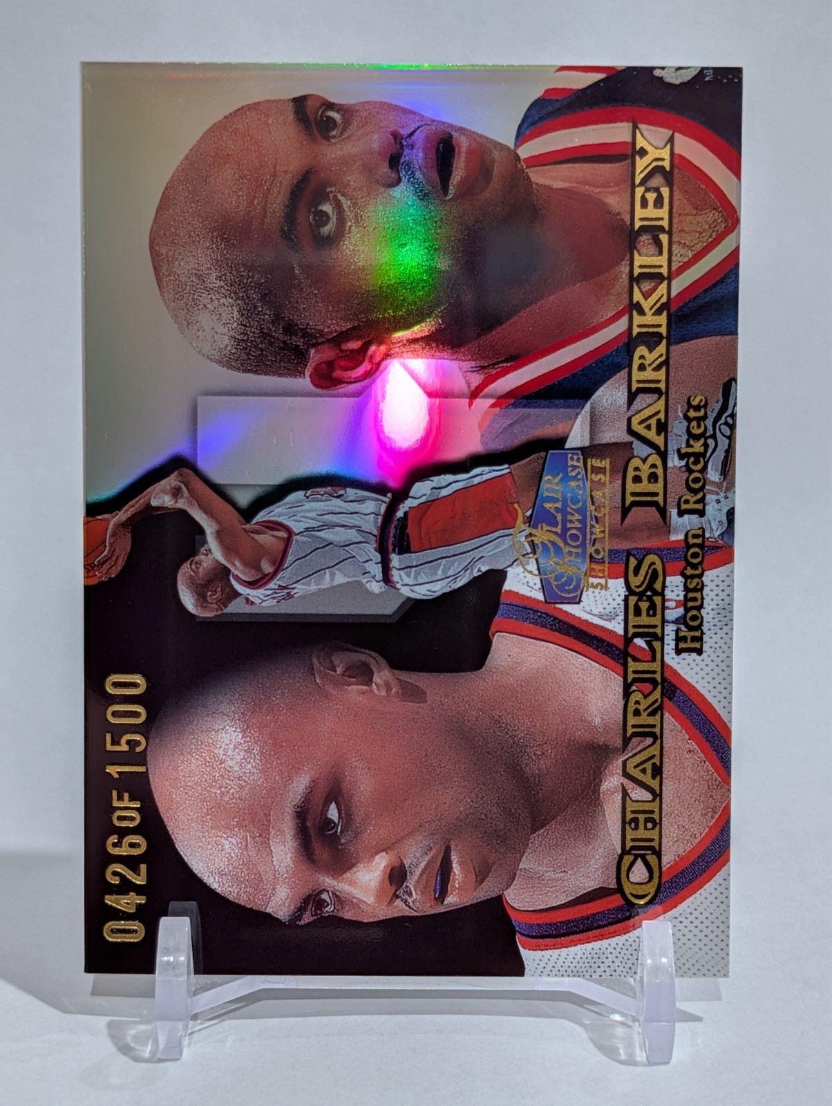 Charles Barkley /1500 -Row 1 - one ON one - 1998-99 Flair Showcase