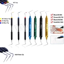 Dental Endo Buchanan Hand Plugger Tip Fill Obturation Instrument 0-2 /80-100