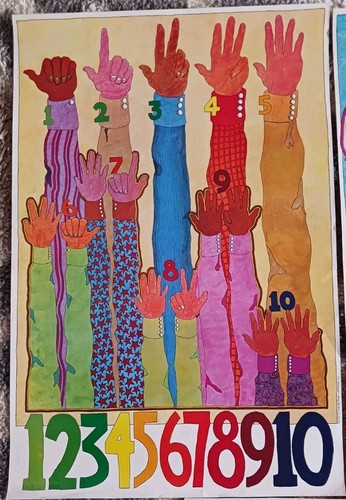 3 poster vintage Viking Importade Inc. GIAPPONE educazione insegnante aula - Foto 3 di 6