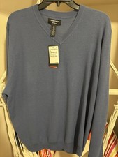 Men's Nordstrom Tech-Smart Crewneck Sweater, Size XL-Blue Angelite NWT